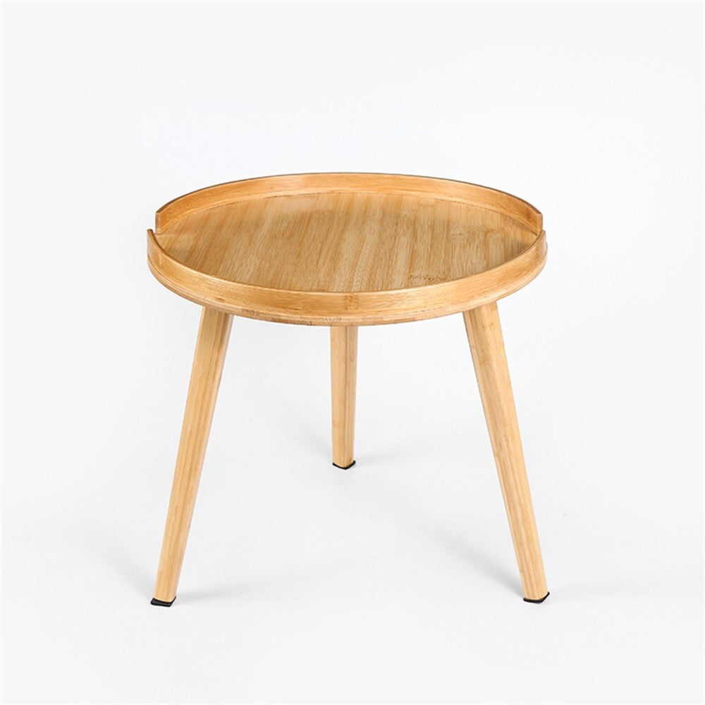 Sommer Bamboo Round Coffee Side Table