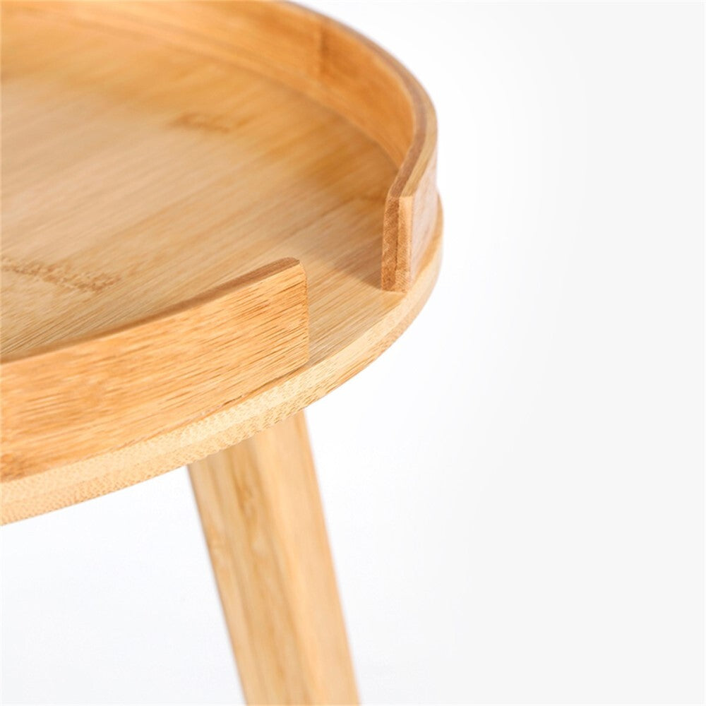 Sommer Bamboo Round Coffee Side Table