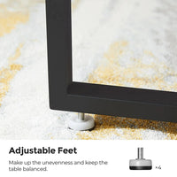 VASAGLE Round Coffee Table